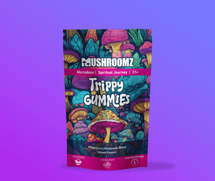 Trippy Gummies: Muscimol Proprietary Blend (10 Count) - Mushroomz.com